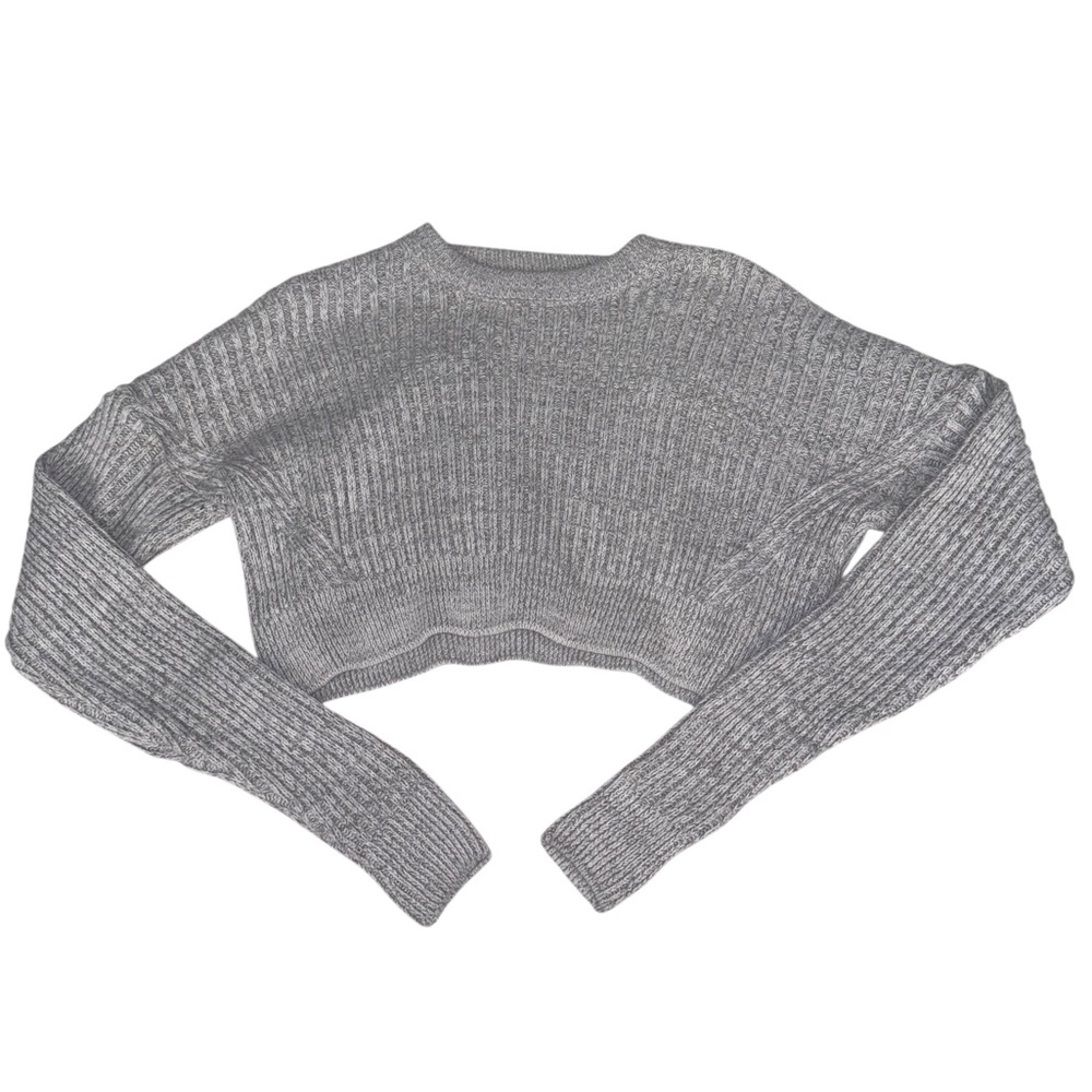 🔥3/$20🔥 Urban Outfitters Gray Crew Neck Crop Sweater Size XS